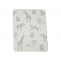 David Fussenegger Бебешко бамбуково одеяло Panda 75 x100 см В джунглата, зелено David Fussenegger Бебешко бамбуково одеяло Panda 75 x100 см В джунглата, зелено