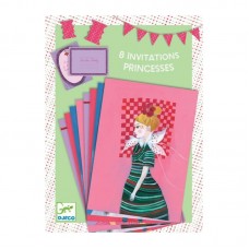 Djeco Детски покани за парти 8 броя, Mademoiselle 