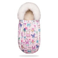 DoRechi Footmuuf Baby XS, pink with drawings