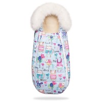 DoRechi Footmuuf Baby XS, blue with drawings