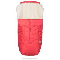 DoRechi Универсално термочувалче с овча кожа Тренд (6-36 месеца), червено