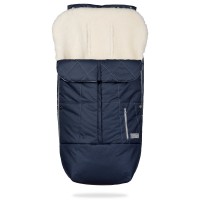 DoRechi Универсално термочувалче с овча кожа Тренд (6-36 месеца), тъмносиньо
