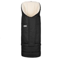 DoRechi Универсално термочувалче с овча кожа Юнайтед (0-36 месеца), черно