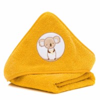 Fillikid Хавлиена кърпа с качулка 75 х 75 см, Koala Honey