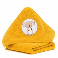 Fillikid Хавлиена кърпа с качулка 75 х 75 см, Koala Honey
