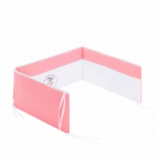 Fillikid Обиколник за бебешко легло Bumper Basic, bunny pink