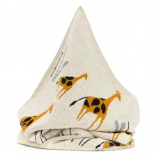 Fillikid Плетено одеяло Knitted Blanket 100x80 см, giraffe