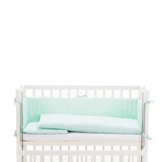 Fillikid Bed set Cocon Luxe, mint triangle