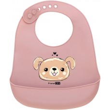 FreeON Bib silicone animals, dog