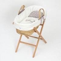 Funnababy Moses Basket Set Taupe