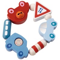 Haba Baby wooden rattle Cars