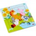 Haba Framed Wooden Puzzle Animal friends