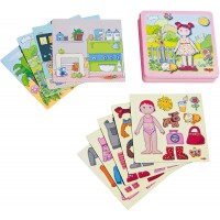 Haba Dress-up Doll Lilli Magnetic Game