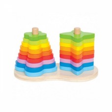 Hape Double Rainbow Stacker