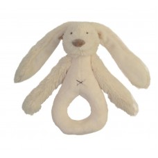Happy Horse плюшена играчка - дрънкалка зайчето Richie 19 см, бежова 
