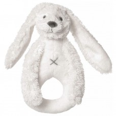 Happy Horse плюшена играчка - дрънкалка зайчето Richie бяло 19см