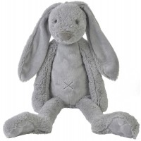 Happy horse - plush toy 58 cm. light grey