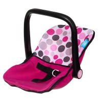 Hauck Doll Junior Carseat Pink Dot