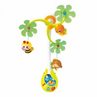 HOLA Бебешка музикална въртележка и лампа 2 в 1, Джунгла