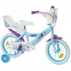 Huffy Детски велосипед с помощни колела Frozen 2, 14 инча