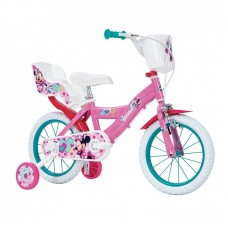 Huffy Детски велосипед с помощни колела Minnie, 14 инча