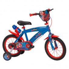 Huffy Детски велосипед с помощни колела Spiderman, 14 инча