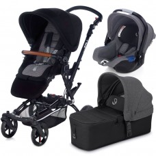 Jane Бебешка количка 3 в 1 Epic Micro Koos Isize Jet Black