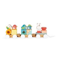 Janod Pure train 2-in-1