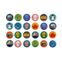 Janod Игра за памет за баня Janod Игра за памет за баня