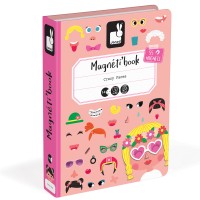 Janod Магнитна книга Смешни лица за момиче Janod Магнитна книга Смешни лица за момиче