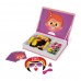 Janod Magnetic book Funny faces for girl