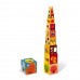 Janod 4 Seasons Square Stacking Pyramid