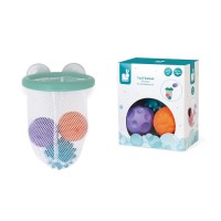 Janod Баскетбол за баня със сензорни топки Janod Баскетбол за баня със сензорни топки