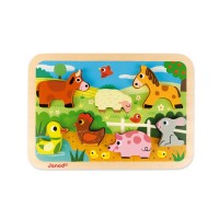 Janod Chunky Puzzle Farm 7 pieces