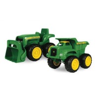 John Deere Sandbox Tractor and Dump truck Set John Deere Sandbox Tractor and Dump truck Set