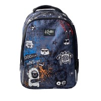 Kaos School Backpack 2 in 1 Doodle Monsters