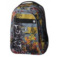 Kaos School Backpack 2 in 1 Metal