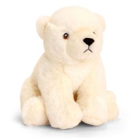 Keel Toys Екологична плюшена играчка Полярна мечка 18 см