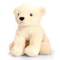 Keel Toys Екологична плюшена играчка Полярна мечка 25 см