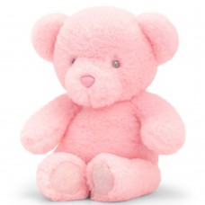 Keel Toys Екологична плюшена играчка Бебешко мече 16 см, розово