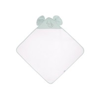 Kikka Boo Hooded Towel 90/90 cm, Elephant Time Kikka Boo Hooded Towel 90/90 cm, Elephant Time