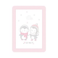 Kikka Boo Baby blanket Love Pingus 80/110, pink