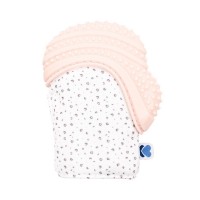 Kikka Boo Silicone Teether Mitten Savanna, pink
