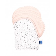 Kikka Boo Silicone Teether Mitten Savanna, pink