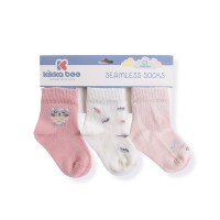 Kikka Boo Seamless Socks 6-12 m, Cat lovely day , 3 pcs. pink Kikka Boo Seamless Socks 6-12 m, Cat lovely day , 3 pcs. pink