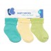 Kikka Boo Seamless Socks 0-6 m 3 pcs. mint