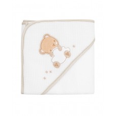Kikka Boo Hooded Towel 90/90 cm Dream Big, beige