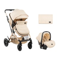 Kikka Boo Kaia 3 in 1 Baby Stroller, beige Kikka Boo Kaia 3 in 1 Baby Stroller, beige