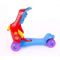 Kikka Boo Детска количка яздене Ride-on 3 in 1 червена