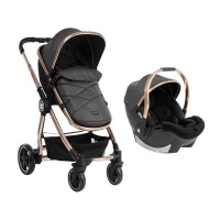 Kikka Boo Бебешка количка Allure 3 в 1, Black gold chrome Kikka Boo Бебешка количка Allure 3 в 1, Black gold chrome